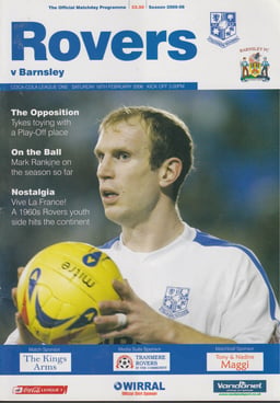 Tranmere Rovers v Barnsley Match Programme 2006-02-18